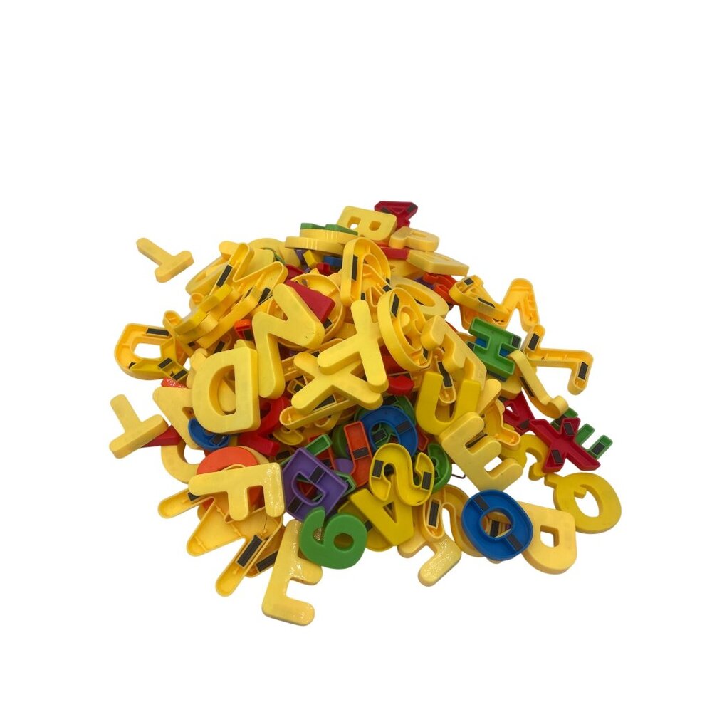 Colorful Refrigerator Magnets ABC’s Numbers Etc Childs Play 2 plus lbs